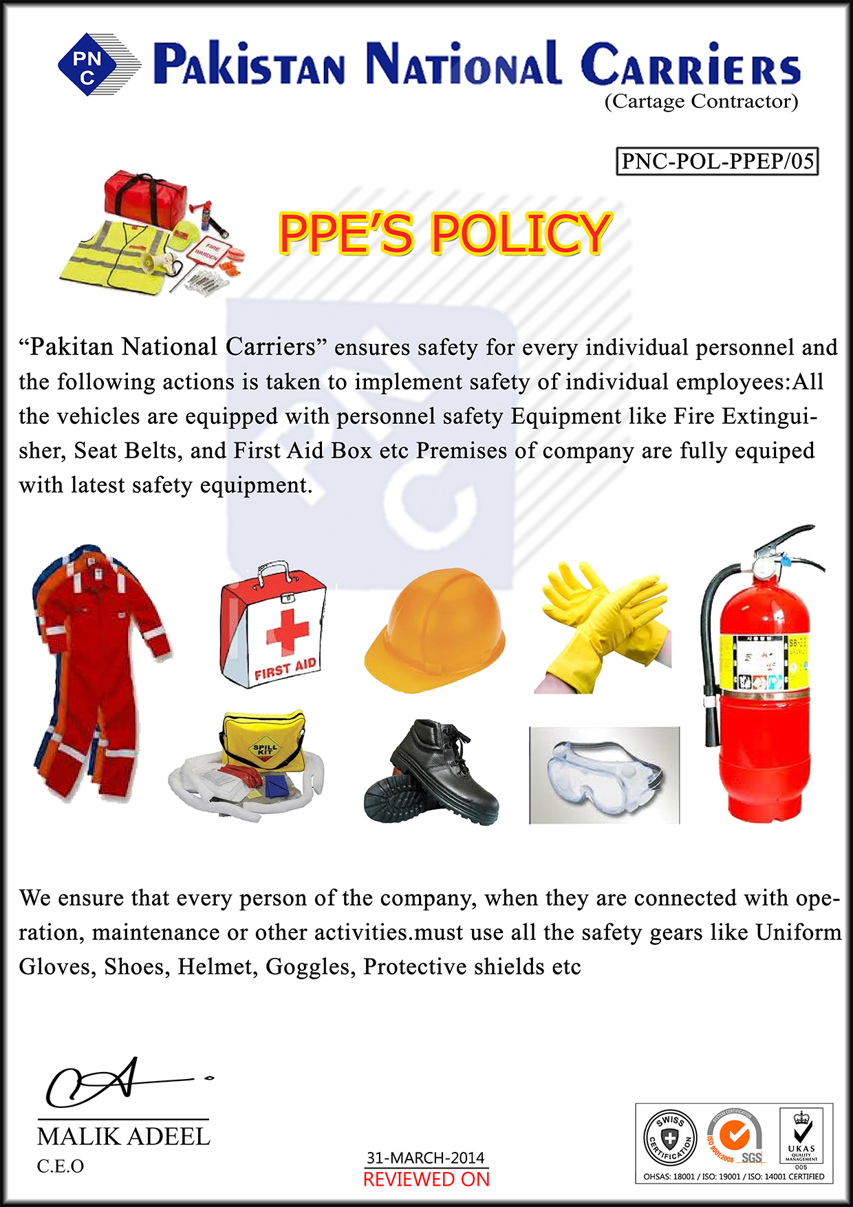 PPE-POLICY